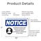 Signmission Hazardous Noise Area Hearing OSHA Notice Sign, Aluminum, 10in W x 7in L, 2PK OS-2PACK-NS-A-710-L-13321 - alternate 2